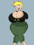 1girl big_breasts breasts cleavage female_only genderswap huge_breasts jenny_test johnny_test johnny_test_(character) massive_breasts solo_female tomkat96
