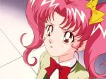  1girl aki_natsuko aki_natsuko_(cutie_honey_flash) anime cutie_honey cutie_honey_flash long_hair pink_hair red_eyes twin_tails 