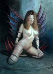  art drawing lorenzo_sperlonga_(artist) nude painting tagme wings 