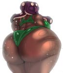 1girl aroused ass_shake bbw bra breasts bubble_ass bubble_butt curvaceous dark-skinned_female dark_skin fat fat_rolls female female_only female_solo fladdykin full_of_gas gigantic_breasts high_resolution huge_breasts hyper hyper_ass marina_(splatoon) midriff mole mole_under_mouth motion_lines nintendo overweight_female plump seductive sexy sexy_ass sexy_body sexy_breasts simple_background smelly_ass smile solo splatoon splatoon_2 standing steaming_body sweat sweatdrop tentacle_hair thick_ass thick_thighs thighs underwear vagina very_high_resolution voluptuous wide_hips