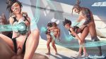  foursome fuck horny looking_at_viewer nachtmahr nipples nude overwatch sex smile tracer_(overwatch) 