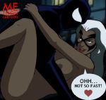  big_breasts black_cat black_cat_(marvel) boy_on_top felicia_hardy marvel marvel_comics metooncartoon nude_female spider-man spider-man:_the_animated_series spider-man_(series) 