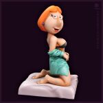  3d bra breasts dress family_guy kneel lois_griffin thighs 