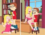  american_dad breasts cum_inside erect_nipples erection fellatio francine_smith frost969 incest mother_&amp;_son shaved_pussy spread_legs steve_smith thighs vaginal 