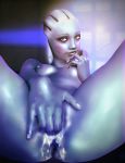  3d asari ass blue_skin breasts cum liara_t&#039;soni mass_effect pussy 