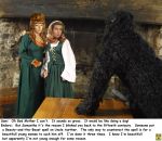 ape bewitched comic edit elizabeth_montgomery endora_(bewitched) erection imminent_beastiality imminent_fellatio penis samantha_stephens