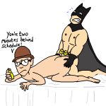  2boys batman batman_(series) bruce_wayne clock_king dc dc_comics gay male male/male male_only tagme yaoi 
