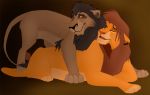 disney furry lion nuka scar_(the_lion_king) simba the_lion_king uncle_and_nephew