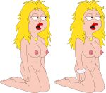  american_dad francine_smith mouth_open nude on_knees shaved_pussy 