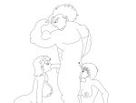  2_girls alpha_male beefcake big_muscles big_penis bodybuilder canon_couple completely_nude completely_nude_female completely_nude_male dragon_ball_z erasa_(dragon_ball_z) fellatio ffm_threesome flexing handsome hunk husband_and_wife male_anilingus muscle muscular_ass muscular_male son_gohan straight videl 