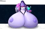  big_breasts breasts giantess overwatch tentaskul_(artist) widowmaker 