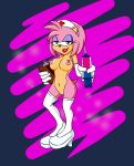  1girl amy_rose anthro breasts furry hedgehog mammal project_x sega video_games 