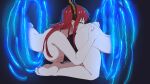 ass ass_grab autorimming big_breasts blue_eyes blue_hair disturbing extreme_content feet full_body horns inferna_dragnis nude orange_eyes portal red_hair rimjob rimming selfcest toes yuri