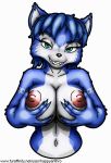 1girl big_breasts breasts female_only furry happyanthro krystal star_fox upper_body