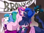  anthro ass banner breasts bronycon bronypanda changeling clothing cosplay equine feet female/female fondling foot_fetish french_kissing friendship_is_magic furry grope group group_sex horn kissing licking mammal my_little_pony nipples open_mouth princess_cadance princess_celestia princess_luna queen_chrysalis sex soles toes tongue tongue_out undressing winged_unicorn wings yuri 
