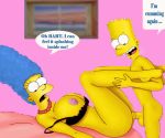  bart_simpson edit incest marge_simpson re-upload the_simpsons yellow_skin 