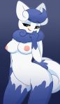  1girl 1girl 2017 anthro anthrofied areola bedroom_eyes breasts felid gradient_background half-closed_eyes looking_at_viewer mammal meowstic narrowed_eyes naughty_face nintendo nipples nude open_mouth pink_nipples pinkcappachino pok&eacute;mon pok&eacute;mon_(species) pok&eacute;morph portrait pose pussy seductive simple_background three-quarter_portrait video_games yellow_sclera 