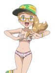  bra breasts deviantart edit glasses open_mouth panties png pokemon pokemon_xy serena serena_(pokemon) 