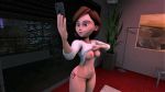  ass breasts cellphone flashing helen_parr nipples the_incredibles thighs thong 
