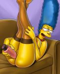  ass dildo marge_simpson tagme the_simpsons yellow_skin 