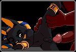 anal anal_penetration anthro anubis anubis_and_the_buried_bone canine cub deity digital_media_(artwork) duo furry gif harmarist jackal leg_glider_position low_res male male/male male_only mammal penetration penis penis_size_difference pixel_(artwork) pixel_animation pixel_art raised_leg sex testicles yaoi 