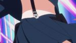  10s anime ecchi gif kill_la_kill loop mankanshoku_mako panties skirts spinning striped striped_panties transformation 