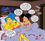  amy_wong big_breasts breasts cheating edit futurama marge_simpson milhouse_van_houten the_simpsons yellow_skin 