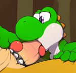  2016 2boys anthro bowser cock_ring deepthroat duo edit erection faceless_male fellatio gif green_yoshi hand_on_leg koopa long_tongue male male_only multicolored_scales nintendo oral orange_scales penis purple_eyes red_scales roy_arashi scales scalie sex solo_focus spikes super_mario_bros. tan_scales tongue tongue_out tongue_wrap tonguejob two_tone_scales very_long_tongue video_games white_scales yaoi yoshi 