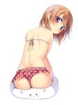  anime ass bare_back bikini ecchi looking_at_viewer looking_back twitter 