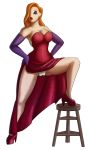 big_breasts breasts cleavage disney jessica_rabbit mightycock who_framed_roger_rabbit