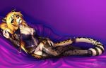  1girl abluedeer anthro bottomless cheetah clothed clothing feline furry legwear lingerie mammal pinup pose stockings 