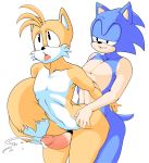  anal anal_penetration anthro armpits canine cum cum_while_penetrated duo fox furry hedgehog humanoid_penis male male/male mammal miles_&quot;tails&quot;_prower penetration penis reishuseyu sega sonic_the_hedgehog 