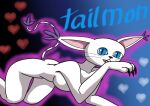  blue_eyes catgirl digimon nude_female tailmon 