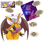  1boy 1girl anthro bat big_breasts bigdad breasts cleavage femsub furry hair happy_trance maledom manip miles_&quot;tails&quot;_prower penis rouge_the_bat sleeping sonic_(series) subliminal tech_control text tiechonortheal_(manipper) white_hair wings 