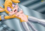  1girl archie_comics bbmbbf blush bound breasts bunnie_rabbot furry half-closed_eyes metal_tentacle mobius_unleashed nude open_mouth palcomix rabbit sega slavetoon solo_female sonic_(series) sonic_the_hedgehog_(series) tentacle vaginal 