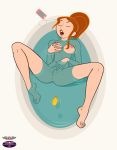 1girl ass bathtub big_ass big_breasts breasts earphones erect_nipples female_masturbation female_only gagala ipod kim_possible kimberly_ann_possible masturbation nipples nude phillipthe2 pussy red_hair ripples rubber_duck rubber_ducky self_fondle solo_female spread_legs teen water