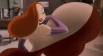  breast_expansion butt_expansion disney earrings gigantic_ass gigantic_breasts green_eyes jessica_rabbit kecomaster photoshop red_dress red_hair who_framed_roger_rabbit 