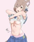  anime breasts ecchi nipples shirt_lift twitter 