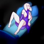 1girl 2010s 2016 anthro bed big_breasts boss_monster breasts caprine chelodoy closed_eyes cloth duplicate female fur furry goat huge_breasts inverted_nipples mammal masturbation mother nipples parent solo toriel undertale undertale_(series) vaginal_masturbation vaginal_penetration video_games