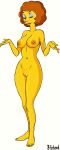  ass breasts closed_eyes erect_nipples maude_flanders nude shaved_pussy the_simpsons thighs 