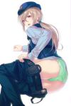  anime ecchi green_panties panties tagme 