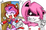 aeris_(vg_cats) breasts crossover feline feline_humanoid furry perverted_bunny pink_fur polly_esther pussy samurai_pizza_cats vg_cats webcomic