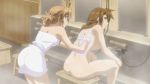  anime ass big_breasts breasts gif kaede_mizuno kanako_sumiyoshi looking_back nude nyan_koi! scrubbing sideboob spa steam towel washing 