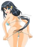  1girl 1girl absurd_res ass baseball black_eyes black_hair breasts erect_nipples high_res kazane_hiyori legs long_hair nipples nude nude_filter open_mouth photoshop pussy smile sora_no_otoshimono thighs transparent_background uncensored vector_trace wink 