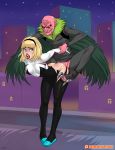 ass flick_(artist) ghost_spider gwen_stacy marvel marvel_comics mask sex spandex spider-gwen spider-man_(series) the_vulture torn_clothes
