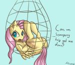  1girl 1girl 1girl 2014 alorpax anus color cutie_mark english_text equine feral fluttershy_(mlp) friendship_is_magic fur furry furry_only hair mammal my_little_pony net open_mouth pegasus pink_hair pussy signature tail text wings yellow_fur 