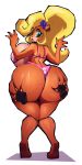 1girl 2016 anthro ass bandicoot big_ass big_breasts bikini breasts bubble_ass bubble_butt butt_grab clothing coco_bandicoot crash_bandicoot_(series) disembodied_hand duo furry hand_on_butt huge_ass huge_breasts mammal marsupial rear_view riendonut sexy sexy_ass sexy_body sexy_breasts solo_focus swimsuit video_games white_background