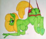 female_only furry my_little_pony:_friendship_is_magic solo suspension toadstool-n-hornet