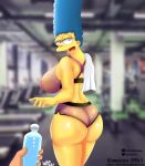  depth_of_field gym marge_simpson rear_view tagme the_simpsons 