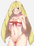  aether_foundation big_breasts breasts lusamine milf pokemon pokemon_sm ribbon thong 